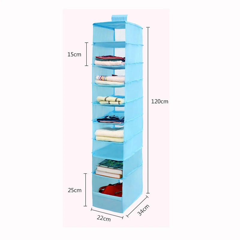 

Layers Hanging Storage Bag Closet Organizer Wardrobe Organizer Clothes Door Storage Pocket Shoes Hanging Closet Organizer