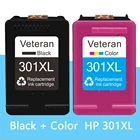 Veteran 301XL картузы для Hp 301 для принтера Hp Deskjet 2050 1000 1050 2510 3000 3054 Envy 4500 4502