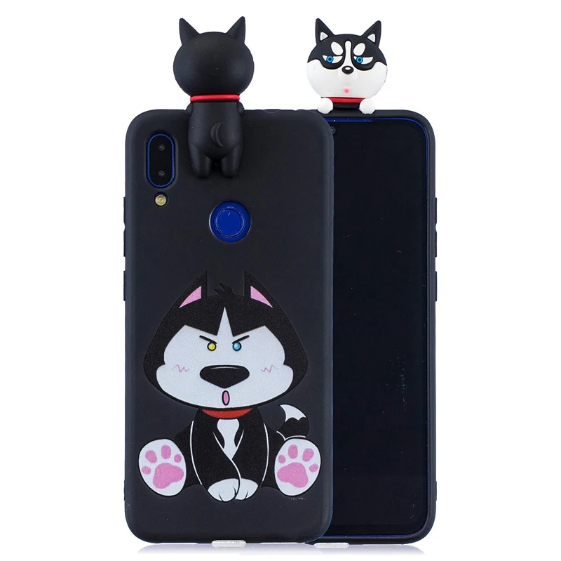 husky Чехол с объемными игрушками и единорогом для Xiaomi Redmi Note 7 8 K20 Pro, чехол для Xiaomi Redmi 7 7A 8 8A, чехол для Redmi Note 8 Pro - Цвет: husky