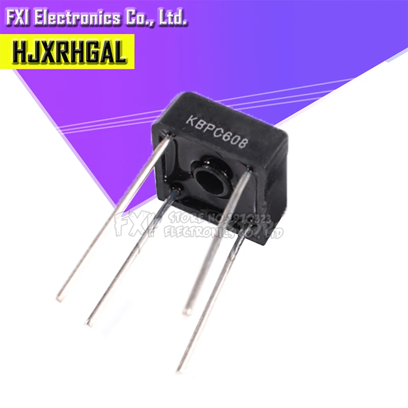 10 шт. KBPC608 KBPC-608 6A 800 в однофазный диод новый оригинальный | Электронные компоненты