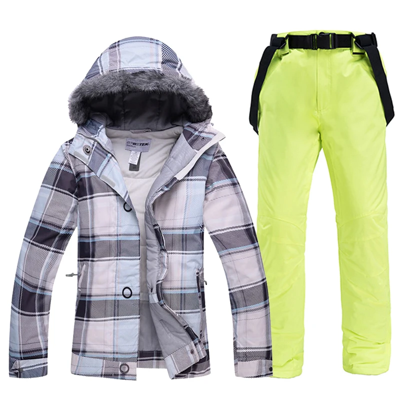 Недорогая одежда для девочек зимний костюм комплекты одежды сноуборда 10k