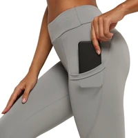 women leggings high waist leggin high waist push up yoga pants with pocket workout sports stretchy capri pants gym clothing