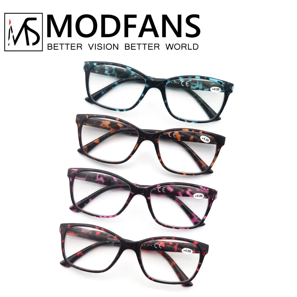 Крупногабаритные очки для чтения Для женщин прямоугольник леопардовые рамки