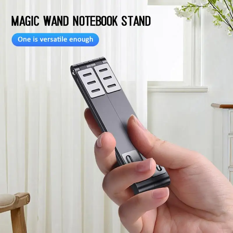 

Adjustable Foldable Aluminum Laptop Tablet Stand Portable Desktop Holder Laptop Bracket For Mobile Phones / IPad / Laptops/books