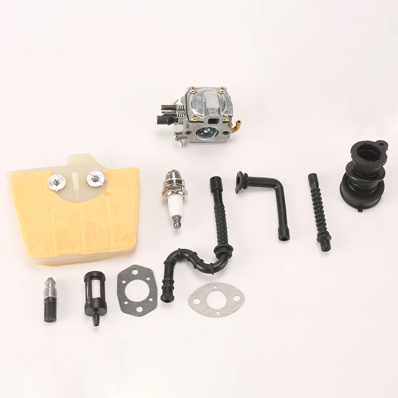 Карбюратор воздушный топливный фильтр Линия Комплект подходит для Stihl MS 034 036 MS340 MS360 бензопила Замена Запчасти 1125 120 0651 Zama C3A-S31A