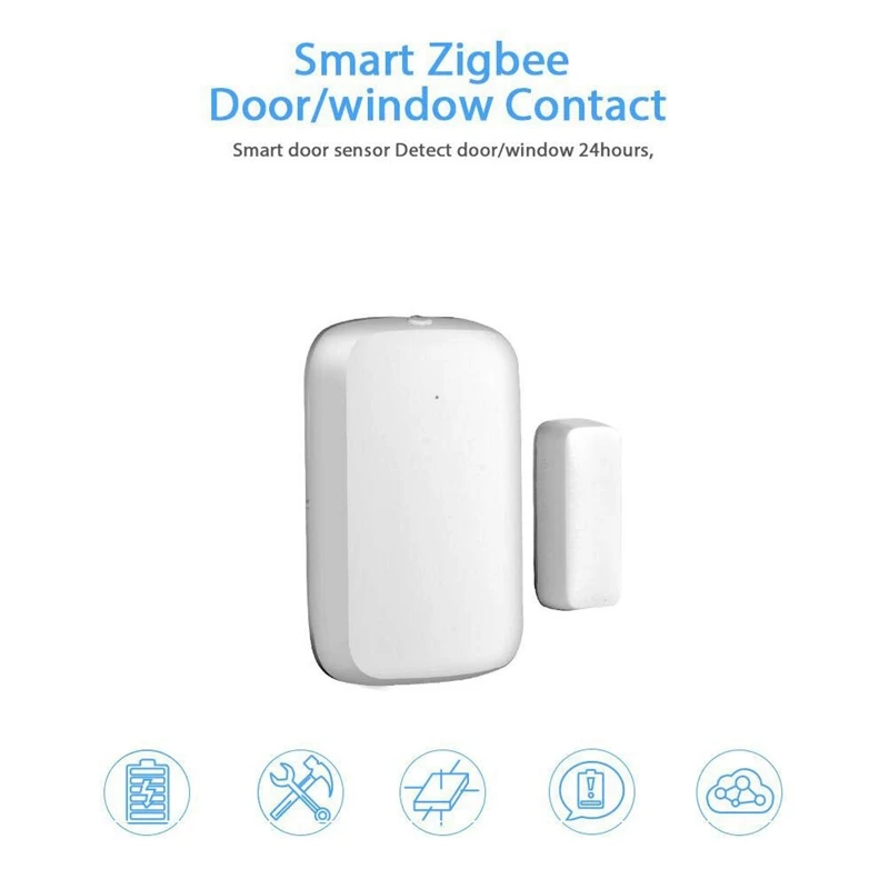 

AM05-Smart 9 ZigBee Door Window Contact Sensor, Working with TuYa ZigBee Hub, Smart Life App Remote Control Security Alarm