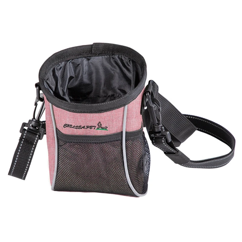 

Outdoor Portable Dog Treat Pouch Pet Training Bag with Waist Shoulder Strap Bag