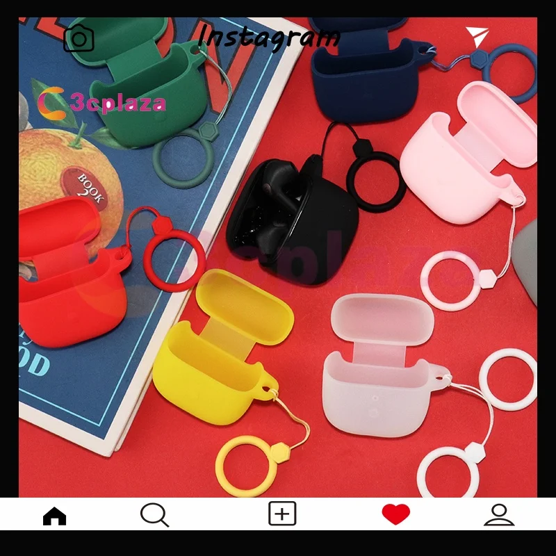 

A301 Soundpeats AIR3 case Silicone Protective Case Dust-proof Protective Case for SoundPEATS AIR3