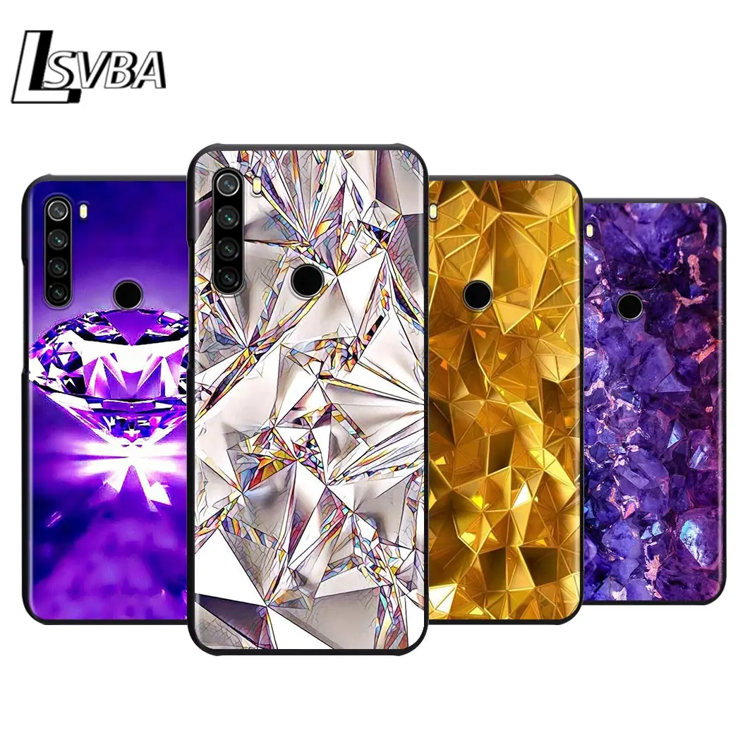 Силиконовый чехол со стразами для телефона Xiaomi Redmi Note 9 9S Max 8T 8 7 6 5 Pro 5A 4X 4 мягкий