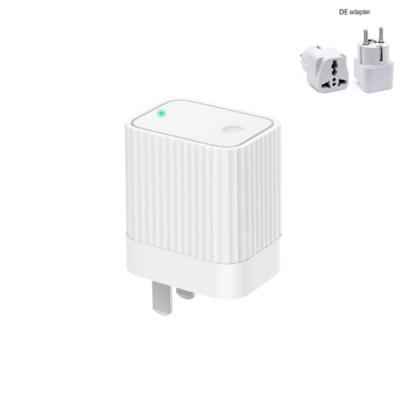 Add DE Adapter Xiaomi Cleargrass Smart Bluetooth/wifi-шлюз концентратор Работает с приложением Mijia Bluetooth устройство «умный дом» датчик шлюз - Цвет: Add DE Adapter