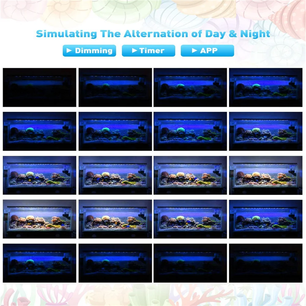 

300w 338led Aquarium Panel Light Plant Growth Light Seedling Growth And Flower Growth Fill Light Brightness Adjustable