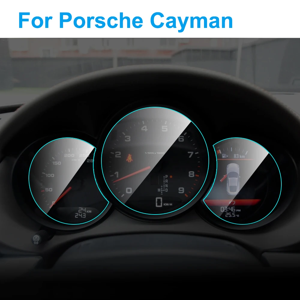 Защитная пленка для экрана автомобильной приборной панели Porsche Cayman мембрана