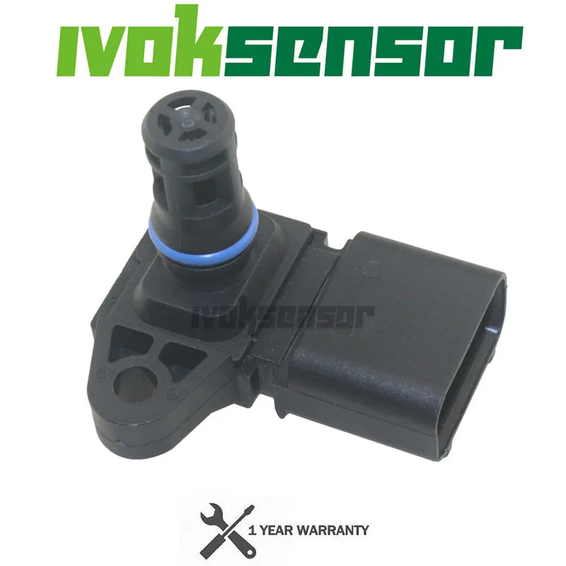 MAP Sensor for Ford C-Max Fiesta Focus Fusion Ka Mazda 2 Volvo C30 S40 1490907 1141598