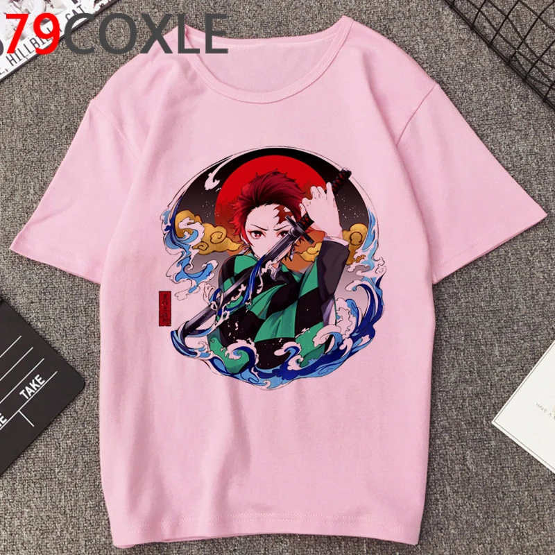 Новый аниме демон убийца Графический Футболка для костюмированной вечеринки по