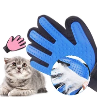 dog pet grooming glove silicone cats brush comb deshedding hair gloves dogs bath cleaning supplies animal combs
