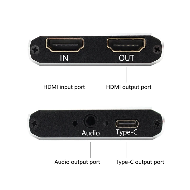 HD видеорегистратор с HDMI на USB C 3 0 TYPE устройство для захвата видео Winodws Mac Linux живой