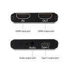 HD-видеорегистратор с HDMI на USB C USB 3,0 TYPE -C устройство для захвата видео для Winodws Mac Linux живой потоковой трансляции