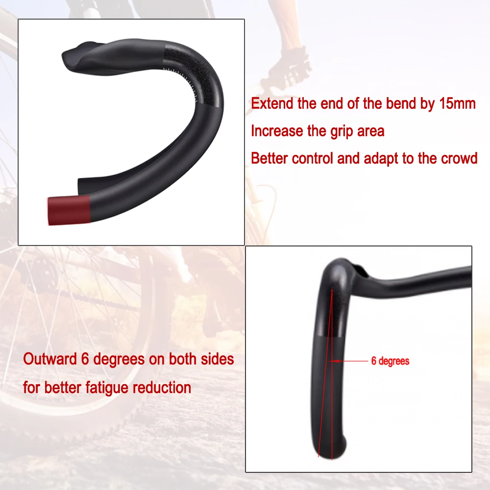 

RXL SL Carbon Bicycle Handlebar Road Bike Handlebars 31.8mm Black Handlebar 400/420/440mm Bent Bar UD Gloss/Matte Bike Handlebar