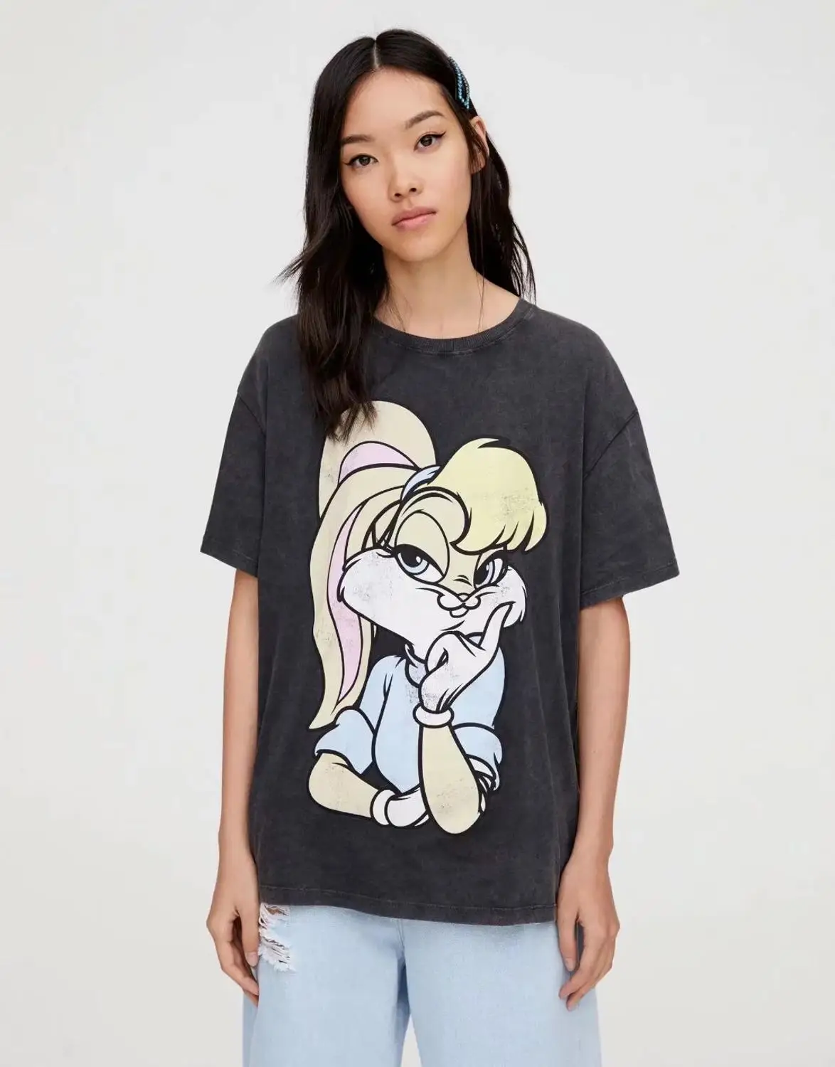 Lola Bunny 2019 модная футболка женская одежда графическая рубашка с принтом милые