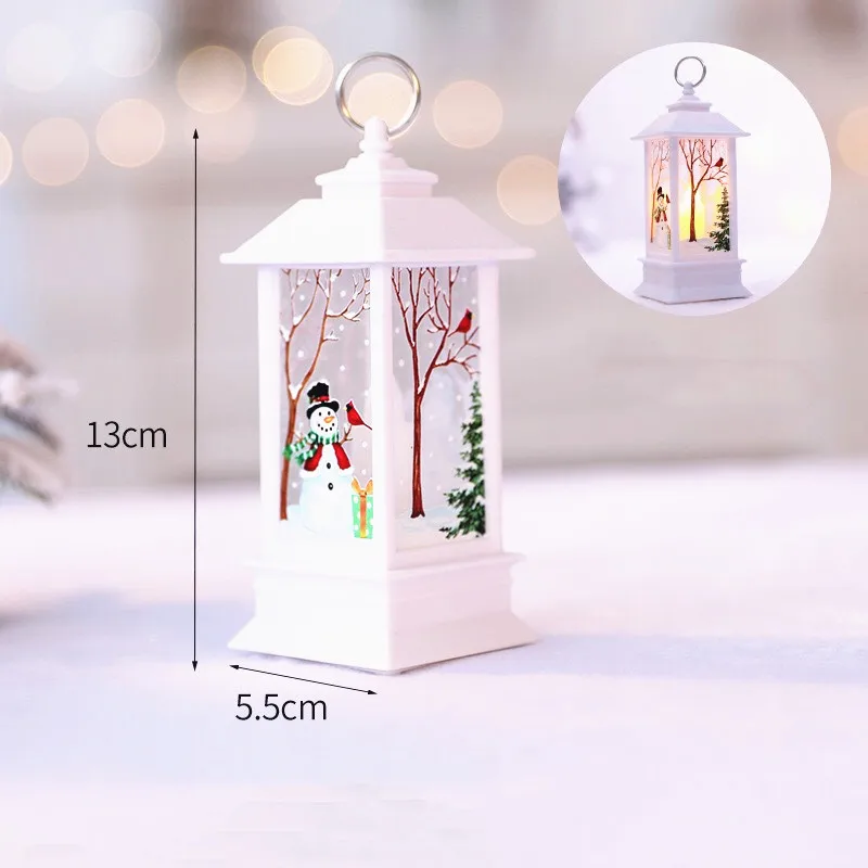 Christmas Decorations For Home Led Christmas Candle With LED Tea light Candles Christmas Tree Decoration New Year Ornament - Color: C