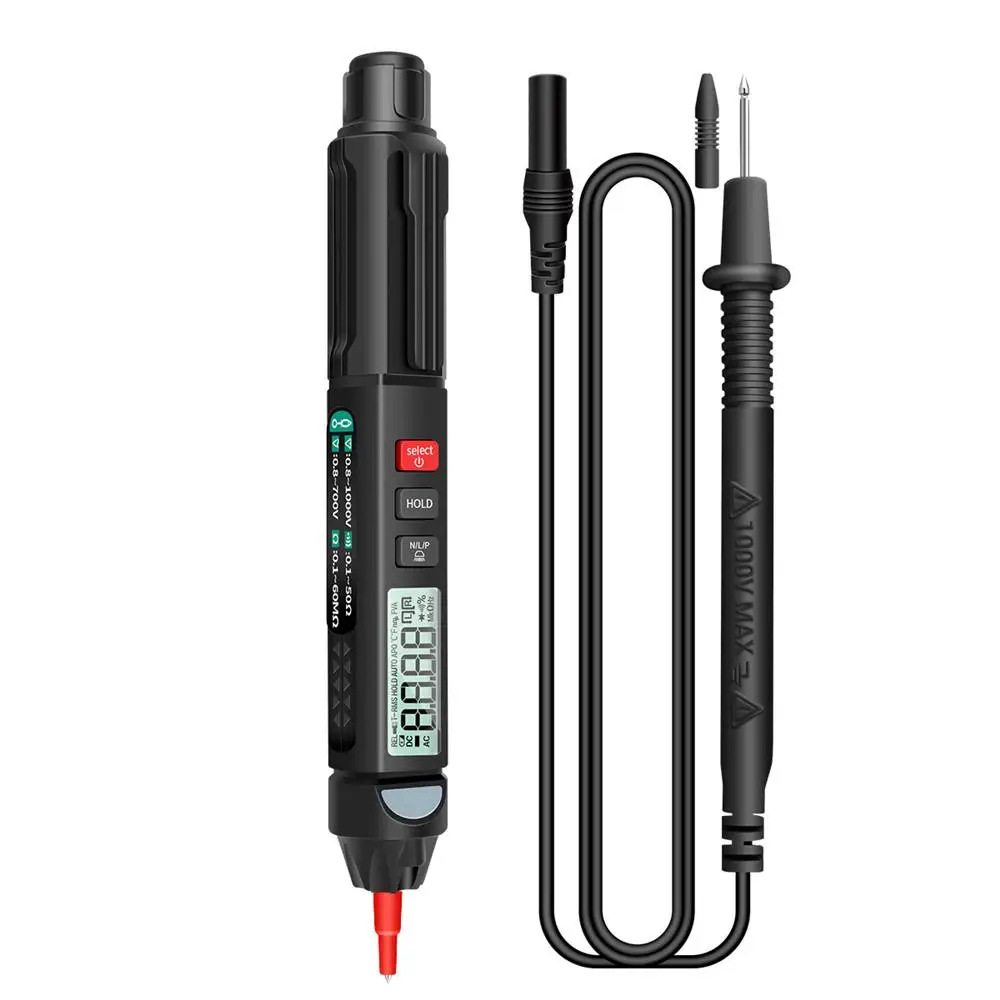 

A3007/A3008 Digital Multimeter Auto Intelligent Sensor Pen Tester 6000 Counts NonContact Voltage Multimetre polimetro