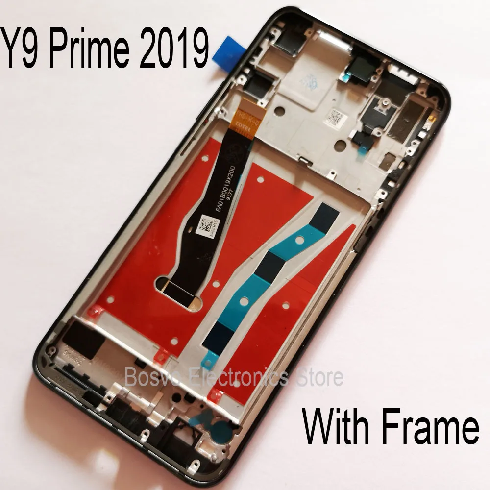 wholesale 10 pcs lot for huawei y9 prime 2019 lcd screen display p smart z with touch assembly original free global shipping