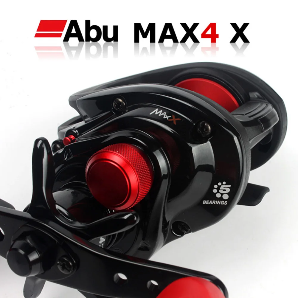 Рыболовная катушка Abu Garcia MAX4 X 5 шарикоподшипников максимальная тяга 6 4: 1