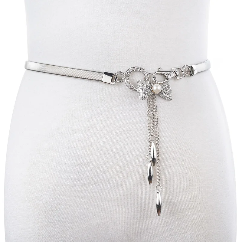 Женская винтажная цепочка в богемном стиле на резинке с кисточками для пляжа