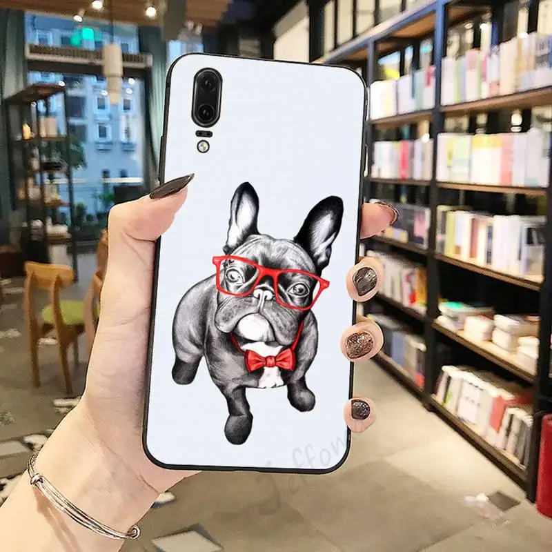 

French bulldog high quality Phone Case For Huawei honor Mate P 10 20 30 40 Pro 10i 9 10 20 8 x Lite