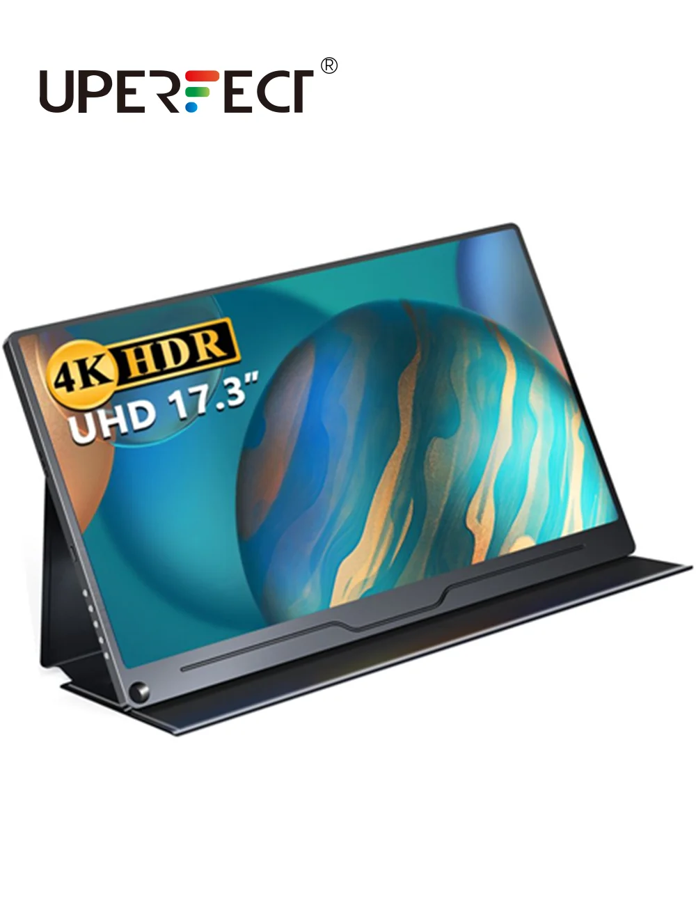 구매 UPERFECT 17.3 인치 4K 휴대용 모니터 3840*2160 UHD USB C 화웨이 PS4 XBOX 스위치 노트북 모니터 디스플레이용 두 번째 화면