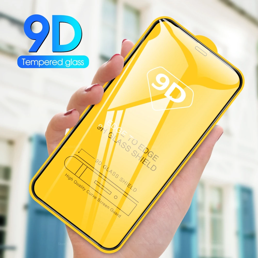 Для iPhone 11 Pro Max 9D закаленное стекло для XR X XS MAX полное покрытие Защита экрана