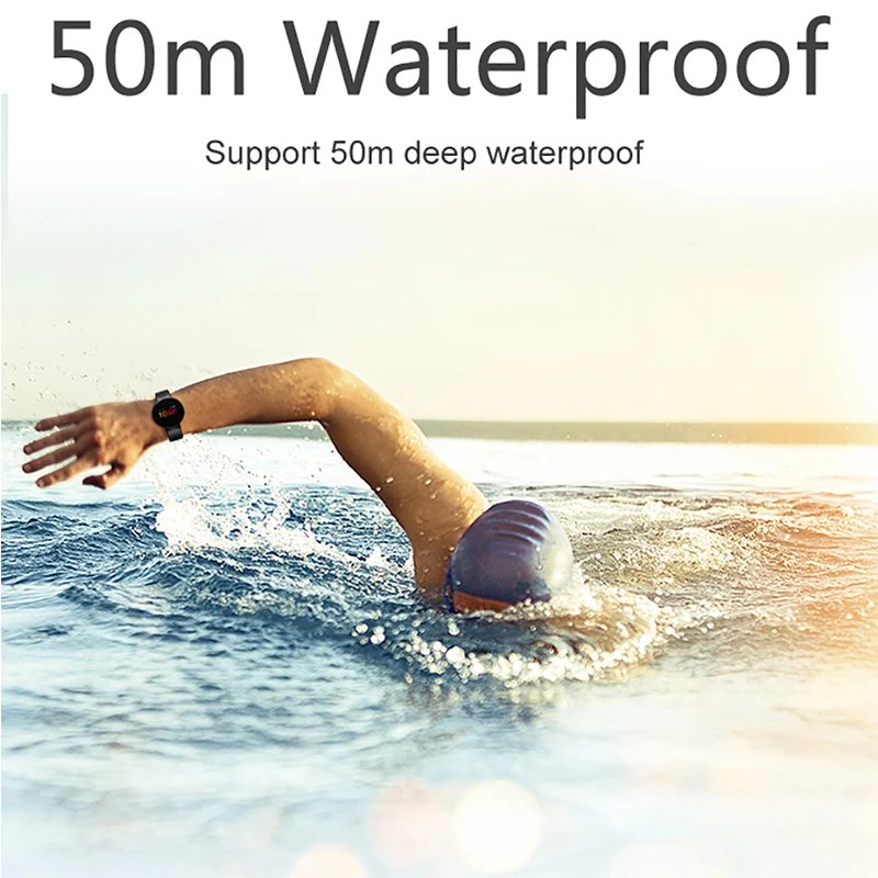 D3 Plus Водонепроницаемый умный браслет пульсометр кровяное давление оксиен