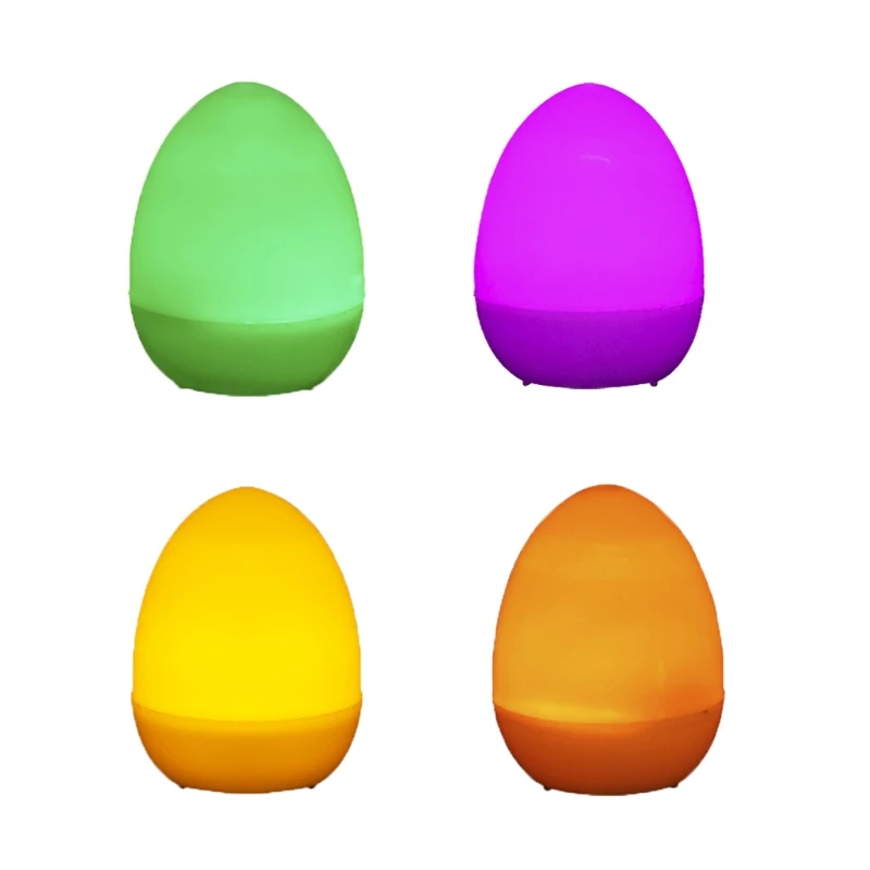 

Set of 12 Egg Shaped LED Light Night Light Art Lanterns Home Decoration Lamp Easter Indoor Decoration Bar Signs