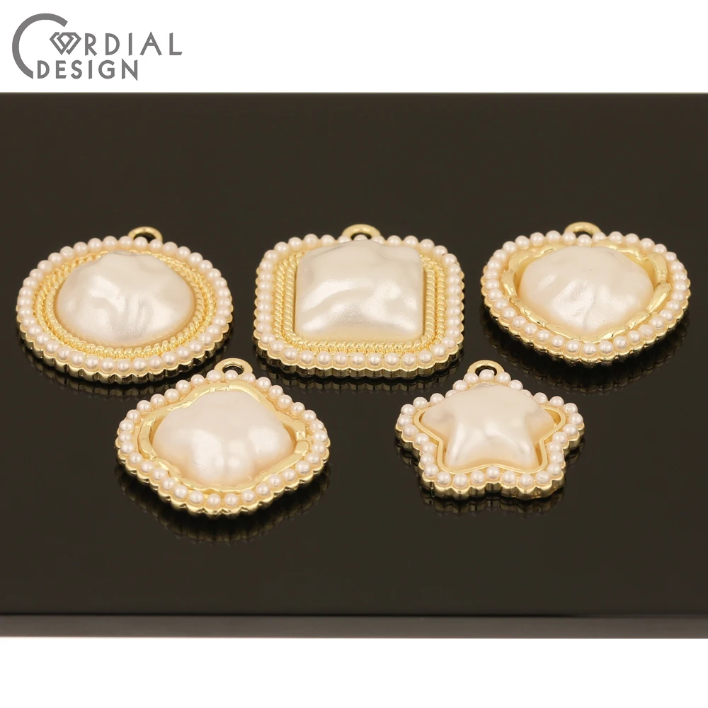 

Cordial Design 50Pcs Jewelry & Findings Components/Pendant/Imitation Pearl/Charms/DIY Accessories/Hand Made/Jewelry Making
