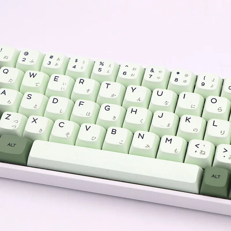 Keypro маття зеленый Ethermal краска сублимационные шрифты PBT keycap для проводной USB