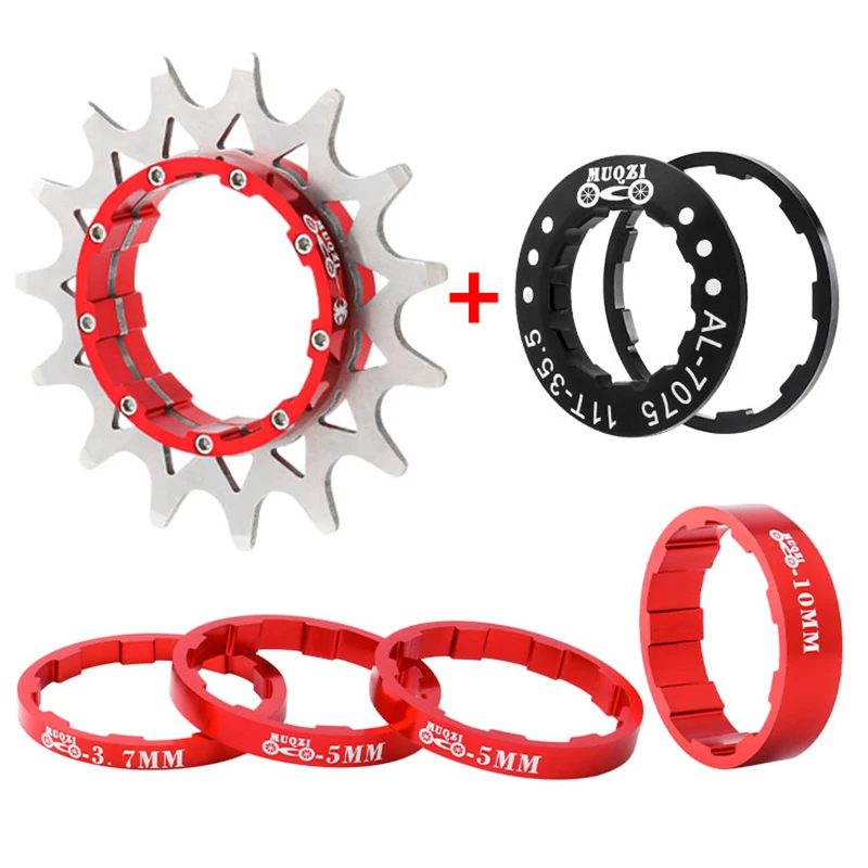 Кассета MUQZI MTB с одним диском Cog 12T 13T 14T 15T 16T 17T Звездочка для горного велосипеда