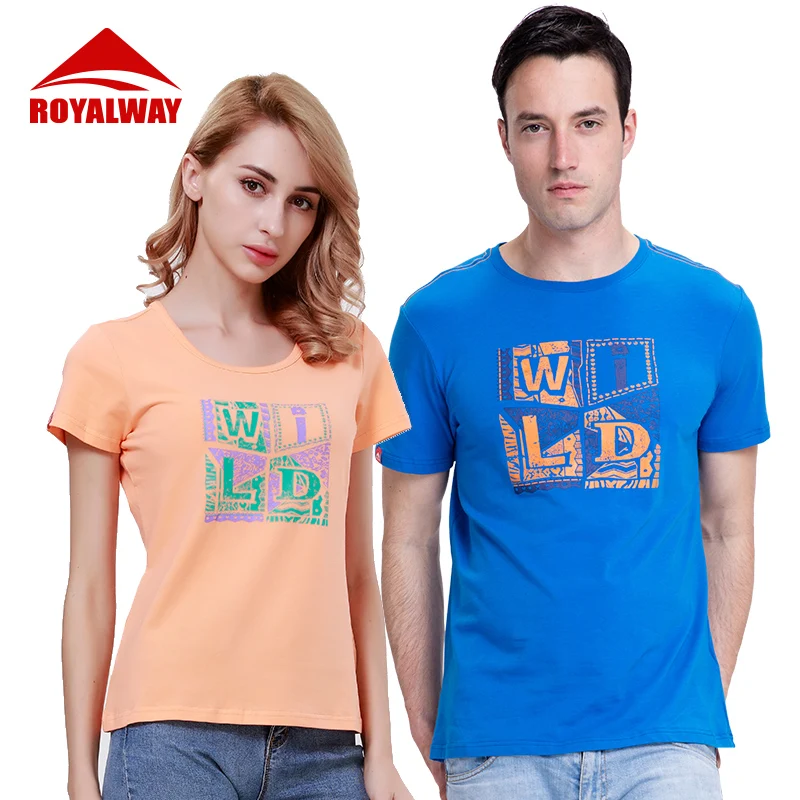 ROYALWAY наружная походная футболка для мужчин и женщин мужские спортивные дышащие