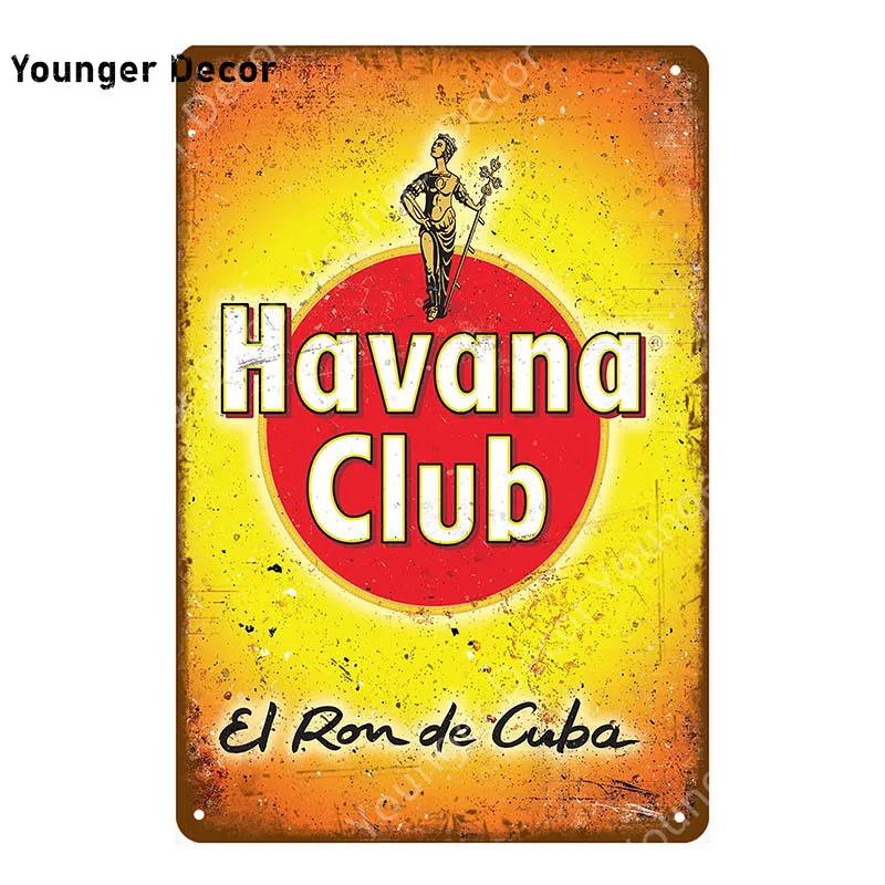 Винтажные металлические оловянные знаки с рисунком рома пива ледяной холодный