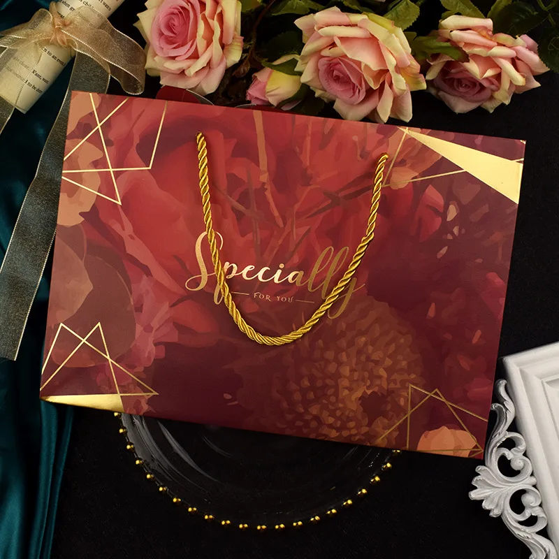 10 шт./лот высокое качество Подарочная сумка большая подарочная коробка посылка