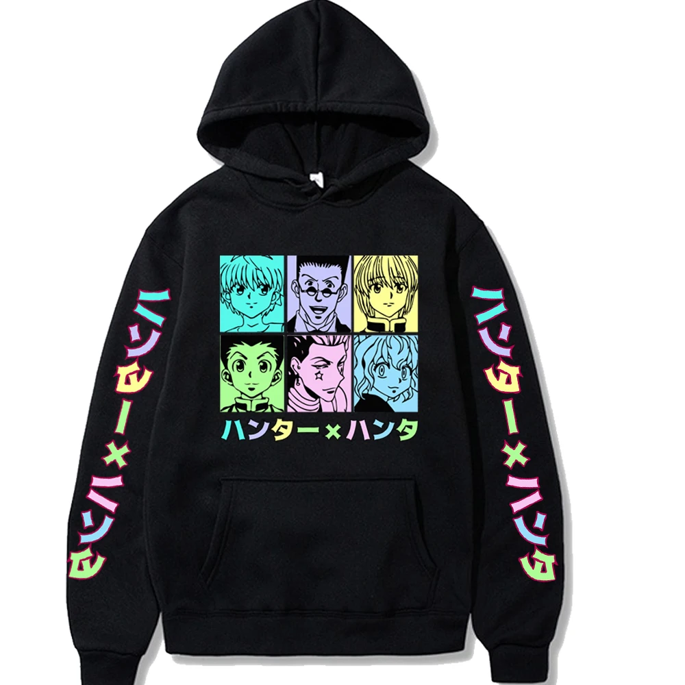 

New Anime Hunter X Hunter Print Hoodies Streetwear Men Women Fashion tSweatshirts Oversized Hoodie Harajuku Hip Ho Unisex Clot