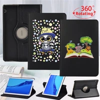 for huawei mediapad t3 10 9 6t5 10 10 1 360 rotating cover tablet automatic sleep wake case