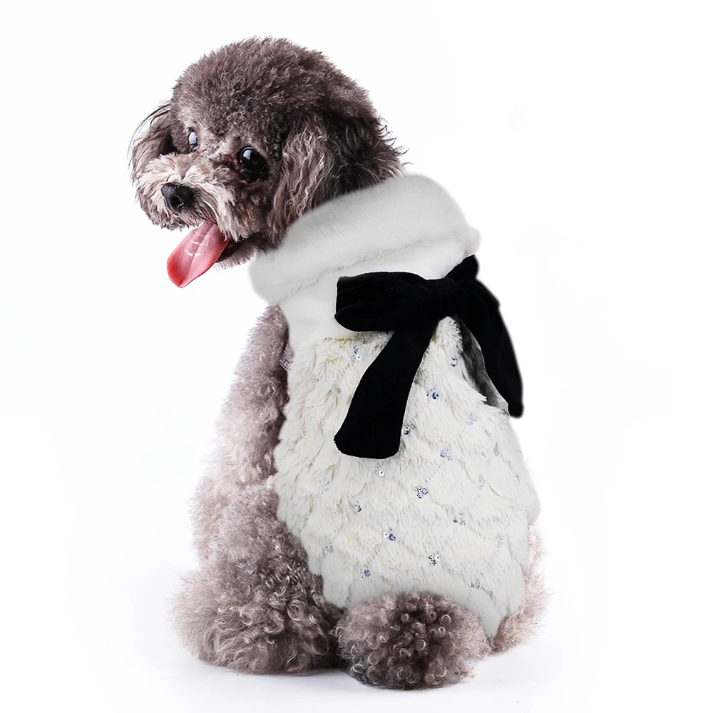 Зимняя одежда для собак утолщенная флисовая куртка кошек питомцев Теплая Одежда