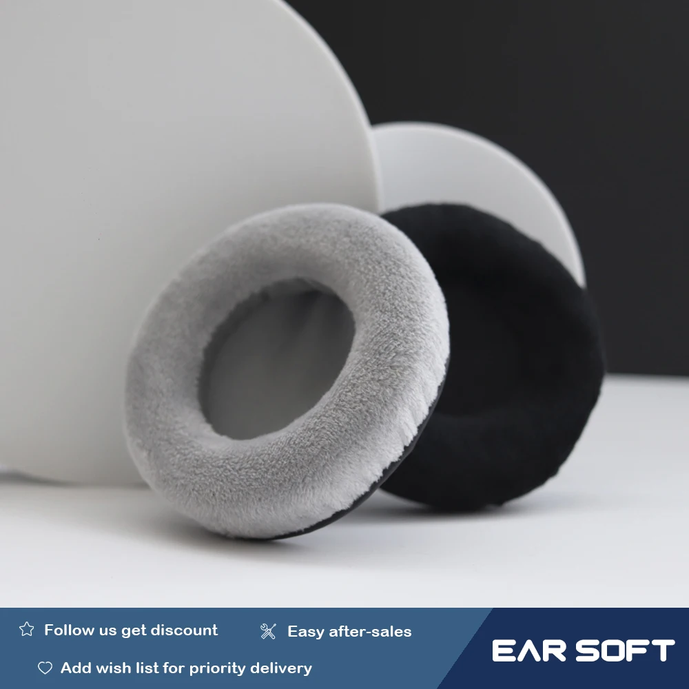 Earsoft Replacement Cushions for Fostex TH7 Headphones Cushion Velvet Ear Pads Headset Cover Earmuff Sleeve