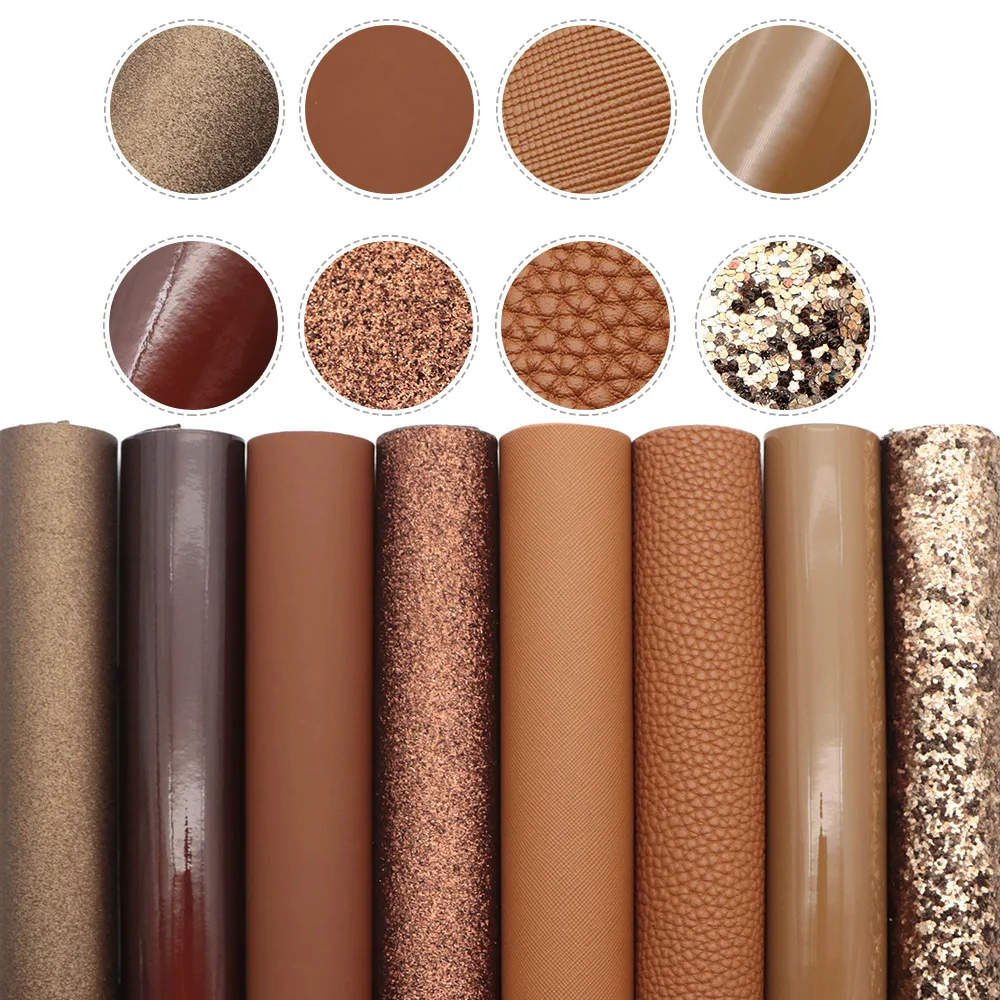 

Leather Suit Faux Leather Fabric Chunky Glitter Fabric for Hairbow Bags Synthetic Leather Diy Accessories Material Vinyl Fabric