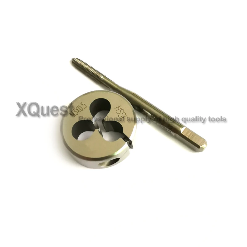 HSSE Metric Right Hand thread tap Adjustable Split Die set M3 M3X0.6 M3X0.35 M3X0.25 Fine screw dies taps M3.5 M3.5X0.6 | Инструменты