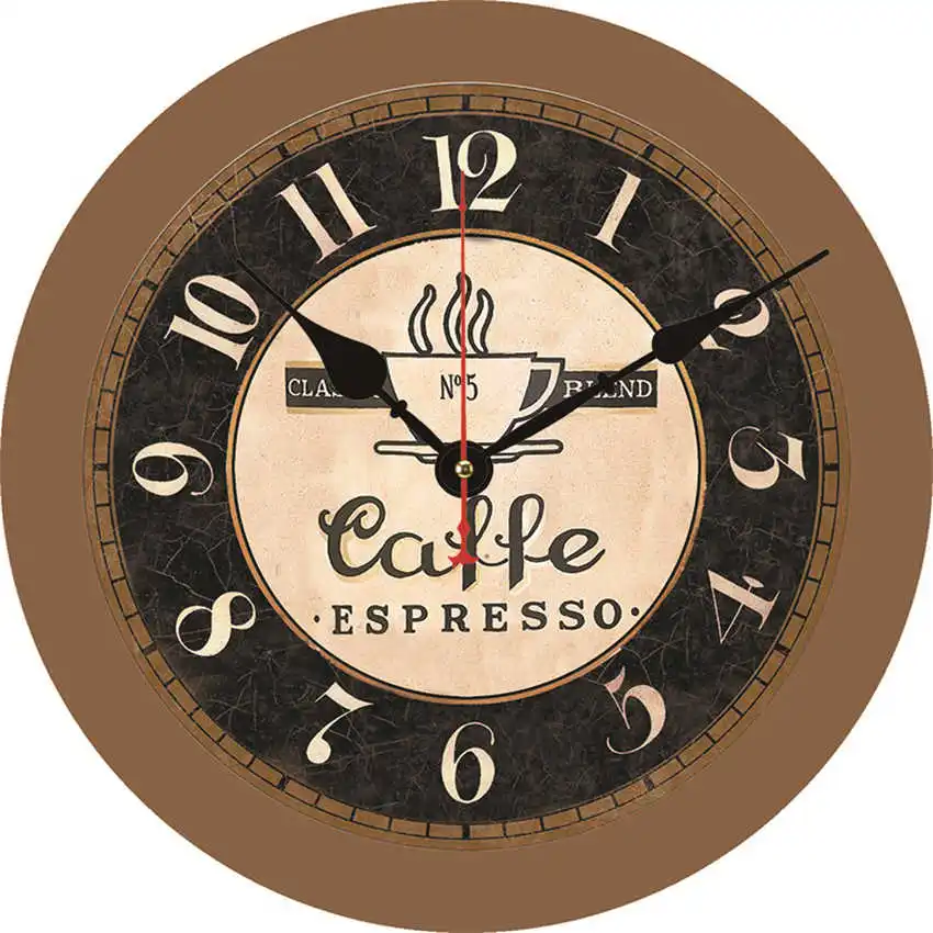 Letter Clock M Антикварные настенные часы, кухонные часы, потертые Ретро часы для декора кухни, Новое поступление - Цвет: Letter Clock M