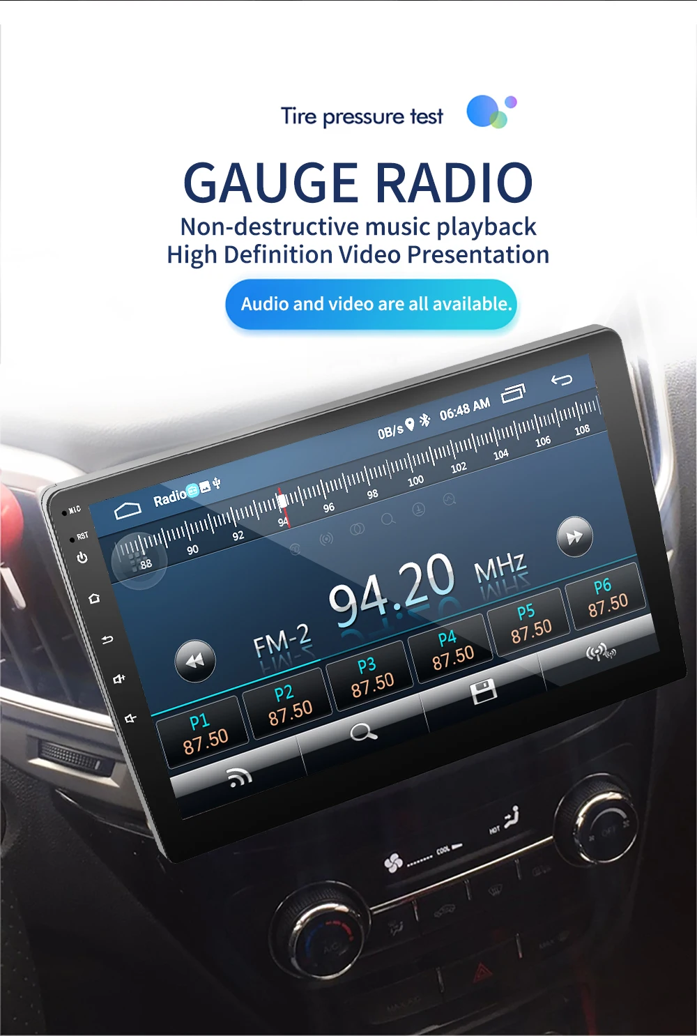 Car Radio Autoradio 10" Android 8.1 Wifi Car Stereo Radio Coche GPS Radio Carro Bluetooth Mirrorlink Samochodowe Reversing Cam