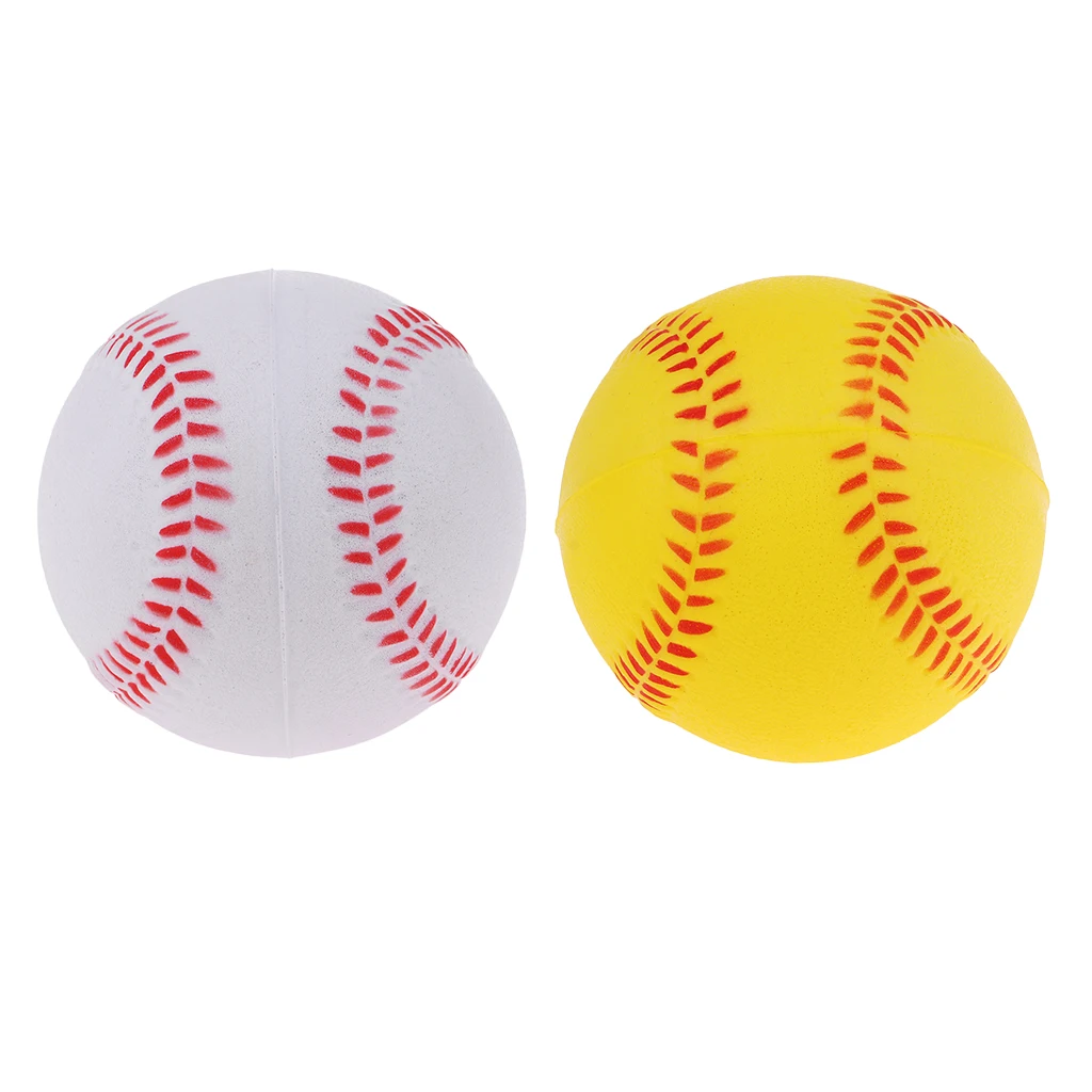 Soft PU Batting Baseball Softball Team Sports Balls for Trainer Practice Exercise Training Equipment - Colors choose | Спорт и