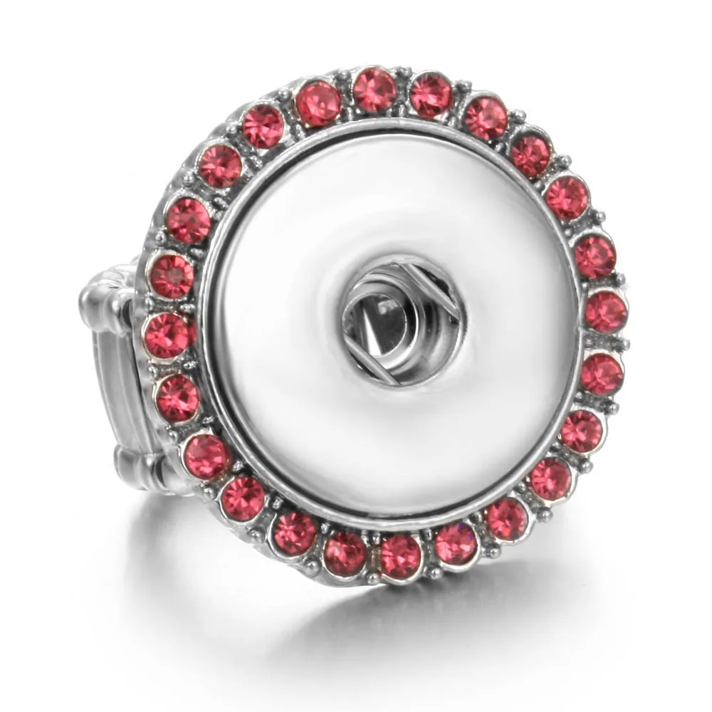 10 шт./лот оптовая продажа эластичное кольцо с кристаллами 18 мм женская бижутерия