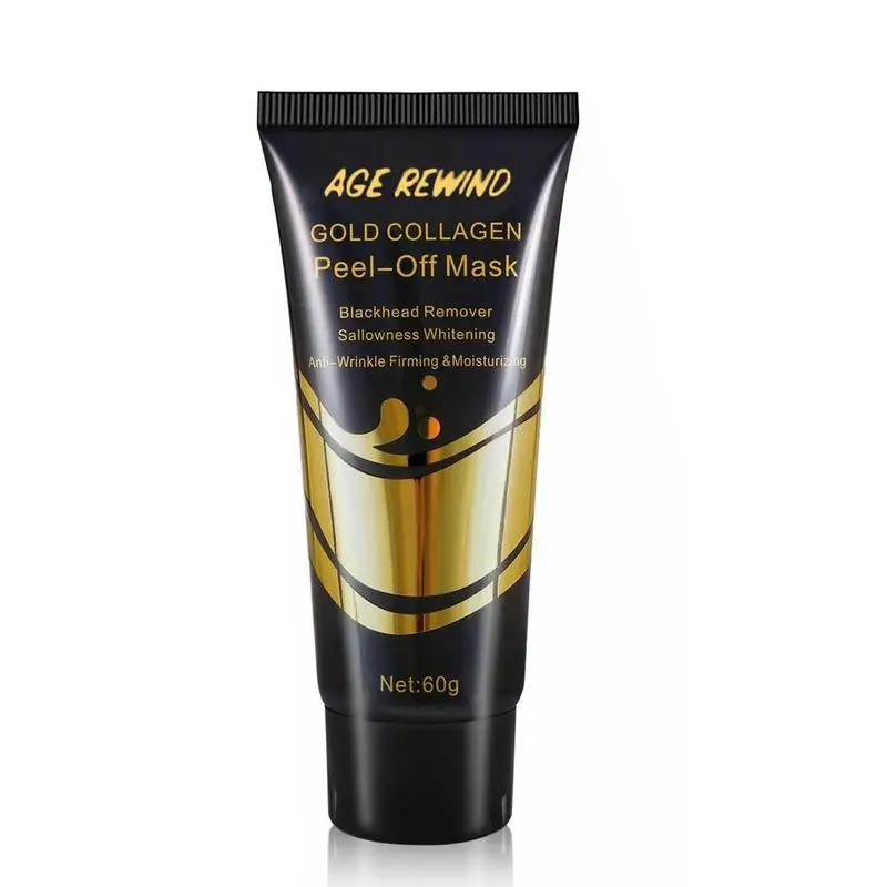 24K Gold Face Mask Peelling Off for Blackhead Remover Anti Aging Treatment Pore Acne Scar | Красота и здоровье